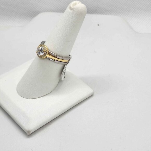 Brand NEW Sterling Silver 925 2 set Ring - Picture 2 of 4